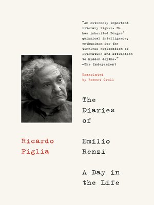 cover image of The Diaries of Emilio Renzi